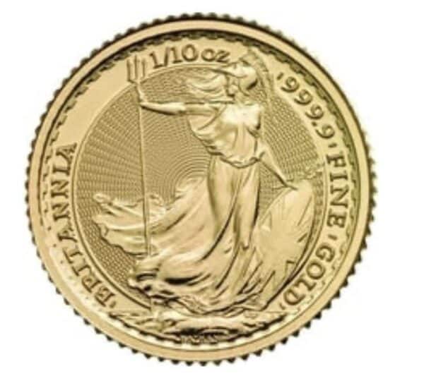 1/10oz Gold Britannia Coin | £182 Cash Altern