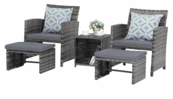 Wicker garden furniture set | £130 cash alternative 